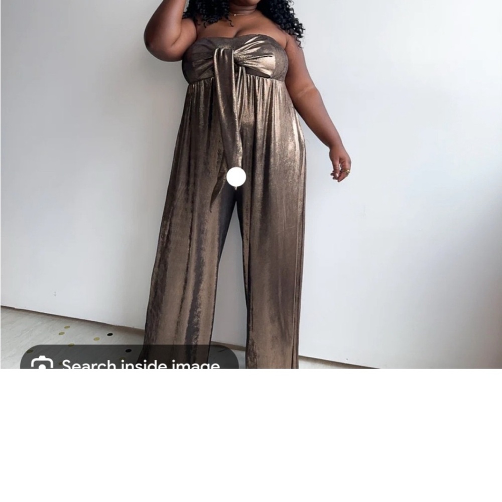 Smash + Tess Double Take Gold Jumpsuit